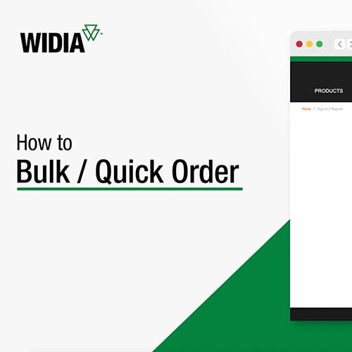How to Bulk / Quick Order